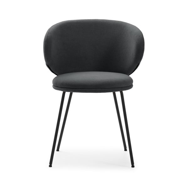 Tmavě šedá čalouněná jídelní křesla v sadě 2 ks Rush – Marckeric-image-2