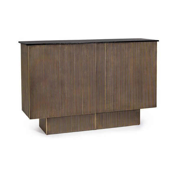 Kuchyňský ostrůvek s deskou z mangového dřeva 40x160 cm Virat – Bizzotto