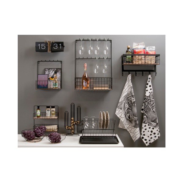 Černý odkapávač nádobí PT LIVING-image-2