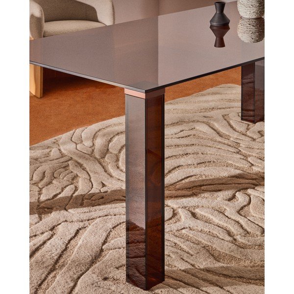 Skleněný jídelní stůl 90x160 cm Adularia – Kave Home-image-3