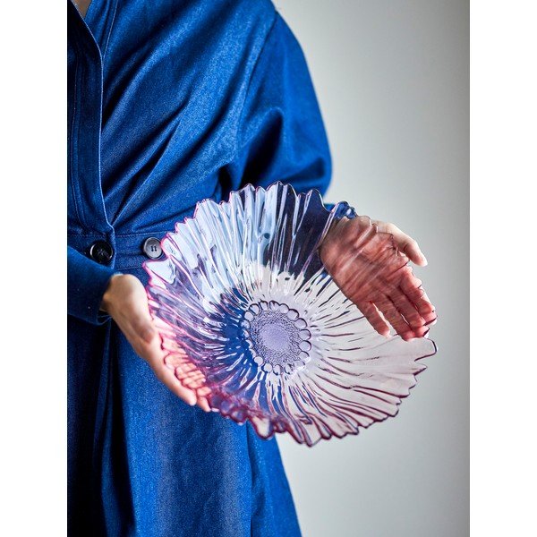 Světle růžová skleněná mísa ø 31 cm Mariko – Bloomingville-image-2