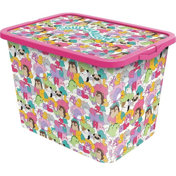 Plastový dětský úložný box 40x29x27 cm Stor – SQUISHMALLOWS