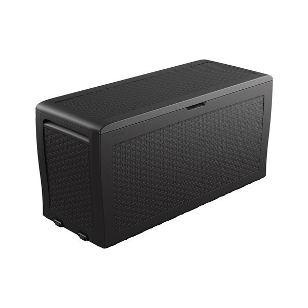 Tmavě šedý plastový zahradní úložný box Samoa – Keter-image-2