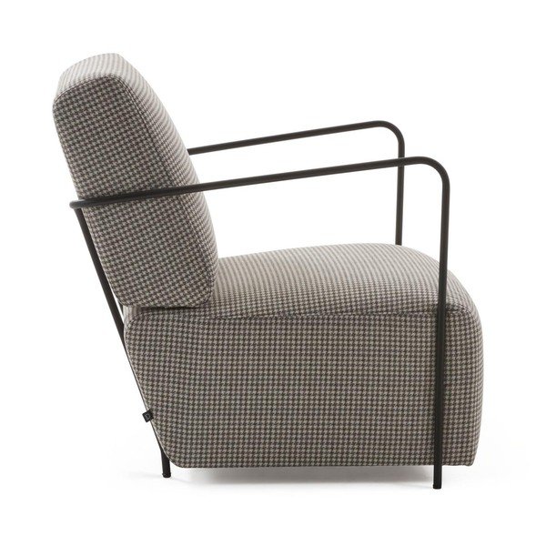 Šedé křeslo Gamer – Kave Home-image-2