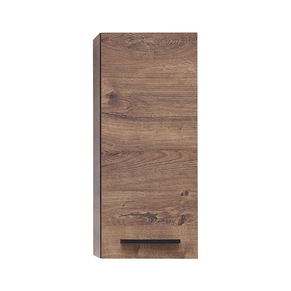 Hnědá závěsná koupelnová skříňka v dekoru dubu 30x70 cm Set 374 - Pelipal