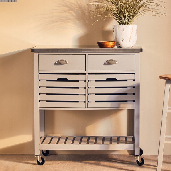 Servírovací stolek na kolečkách 46x86 cm Frankfurt – Premier Housewares-image-3