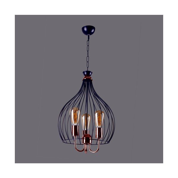Stropní závěsné svítidlo Birdcage Black-image-1