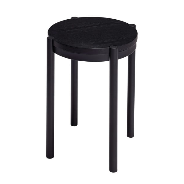 Černá stolička Oto – Hübsch-image-2