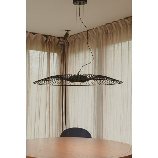 Černé LED stmívatelné závěsné svítidlo ø 90 cm Spider – Zuiver-image-1