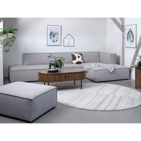 Konferenční stolek v dekoru dubu v přírodní barvě 60x120 cm Nola – Unique Furniture-image-4