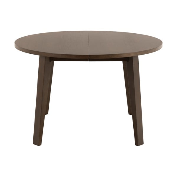 Kulatý rozkládací jídelní stůl s přídavnou deskou v dekoru dubu ø 120 cm A-Line – Actona-image-4