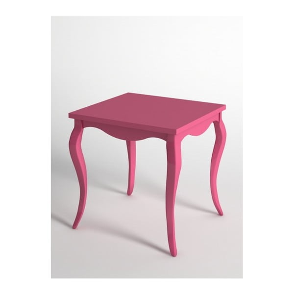 Růžový odkládací stolek Monte Perla