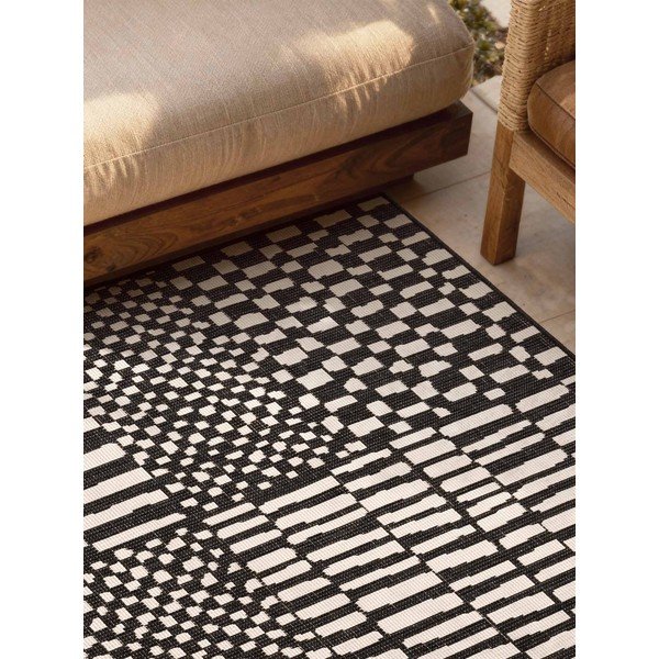 Černý/krémový vnitřní a venkovní koberec 160x230 cm Haringey Barkham – Ted Baker-image-2