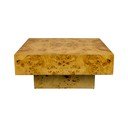 Konferenční stolek v dekoru ořechu v přírodní barvě 90x90 cm Quinn – Dutchbone