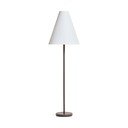 Hnědá stojací lampa s textilním stínidlem (výška 153 cm) Navat – Kave Home