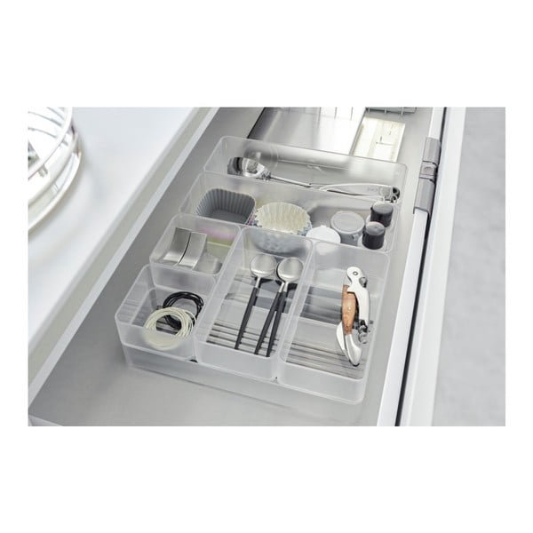 Plastové organizéry do šuplíku v sadě 2 ks Tower – YAMAZAKI-image-1