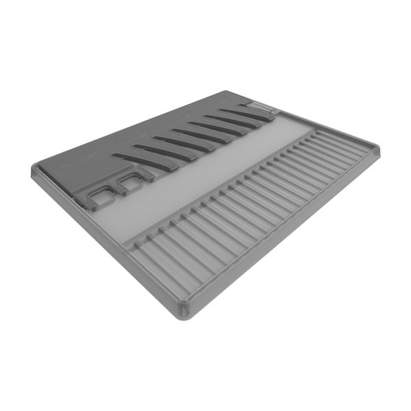 Tmavě šedý skládací odkapávač na nádobí Space - Rotho-image-2