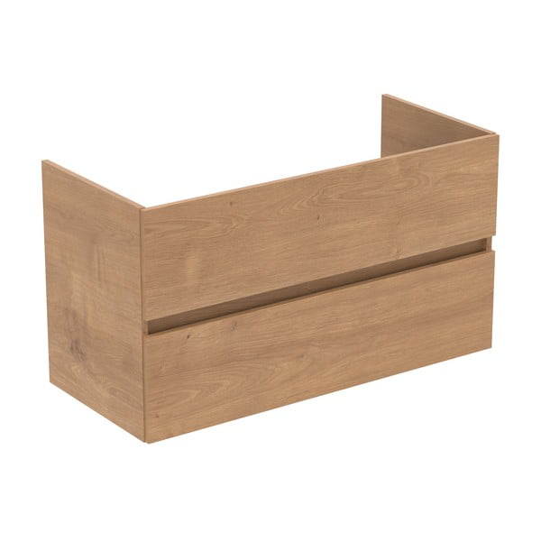 Závěsná skříňka pod umyvadlo v dekoru dubu v přírodní barvě 100x55 cm Eurovit+ – Ideal Standard-image-2