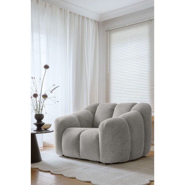 Světle šedé křeslo Shell – Miuform-image-2