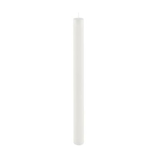 Bílá dlouhá svíčka Ego Dekor Cylinder Pure, doba hoření 53 h