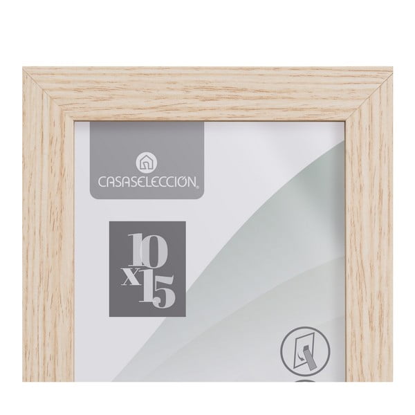 Stojací/na zeď rámeček v přírodní barvě 12,5x17,5 cm Sencillo – Casa Selección-image-1