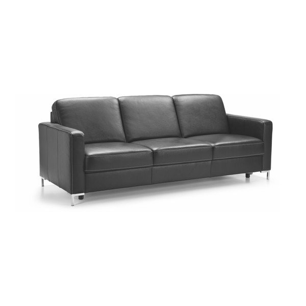 Kožená rozkládací pohovka pro tři Etap Sofa Basic-image-1