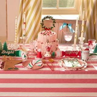 Papírové jednorázové kelímky v sadě  8 ks Jolly Christmas – Meri Meri