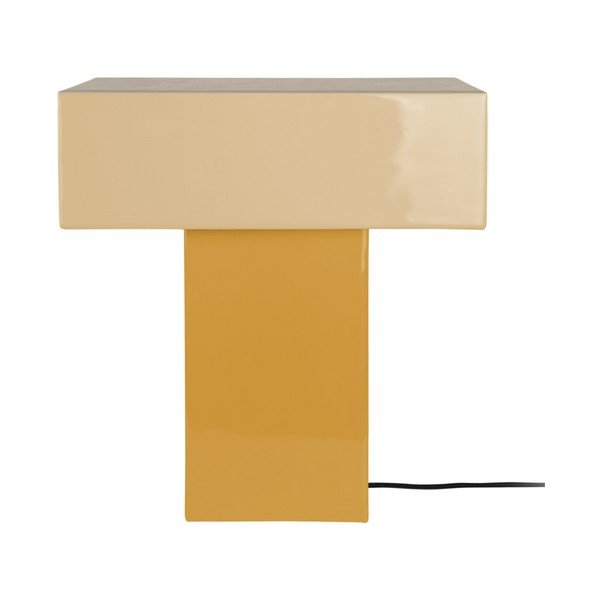 Žlutá stolní lampa (výška 35 cm) Grato Recto – Leitmotiv