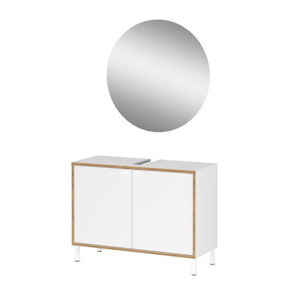 Bílá koupelnová sestava Topeka – Germania