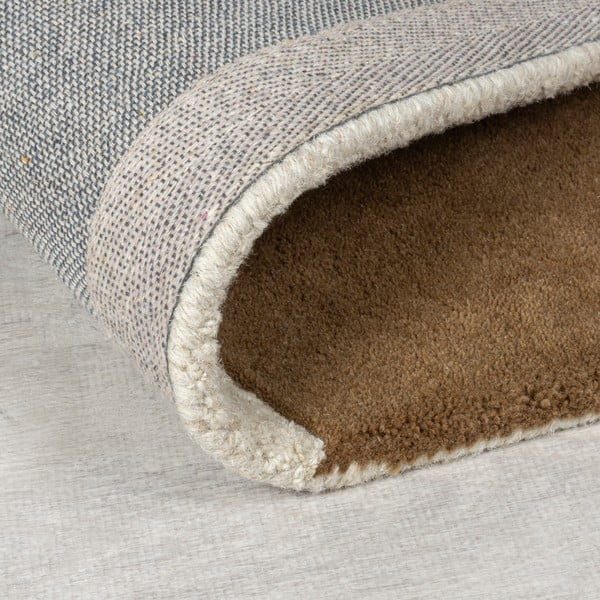 Hnědý/béžový ručně tkaný vlněný koberec 200x290 cm Glow – Flair Rugs-image-4