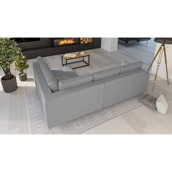 Šedá rohová pohovka (pravý roh) Ariella – Ropez-image-3