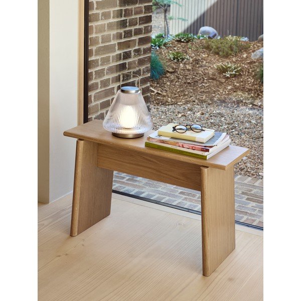 Skleněná LED stolní lampa ø24x28 cm Tou – Hübsch-image-4