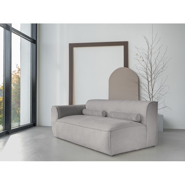 Světle šedý modul pohovky (levý roh) Flex Felix – Miuform-image-1