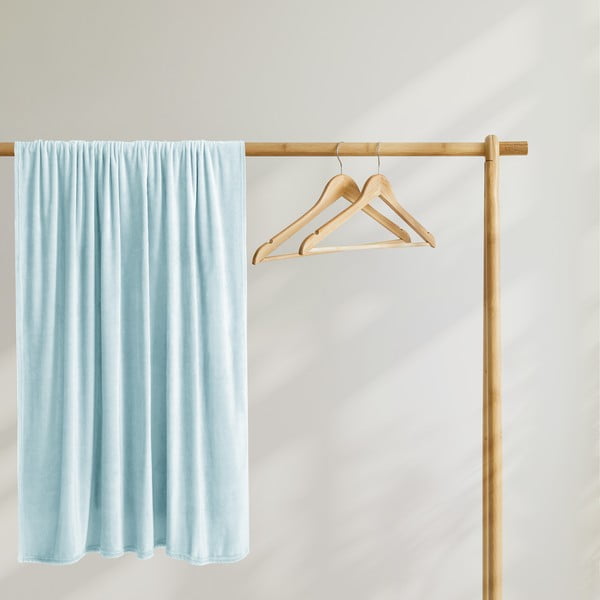 Světle modrá deka z mikrovlákna DecoKing Mic, 160 x 210 cm-image-4