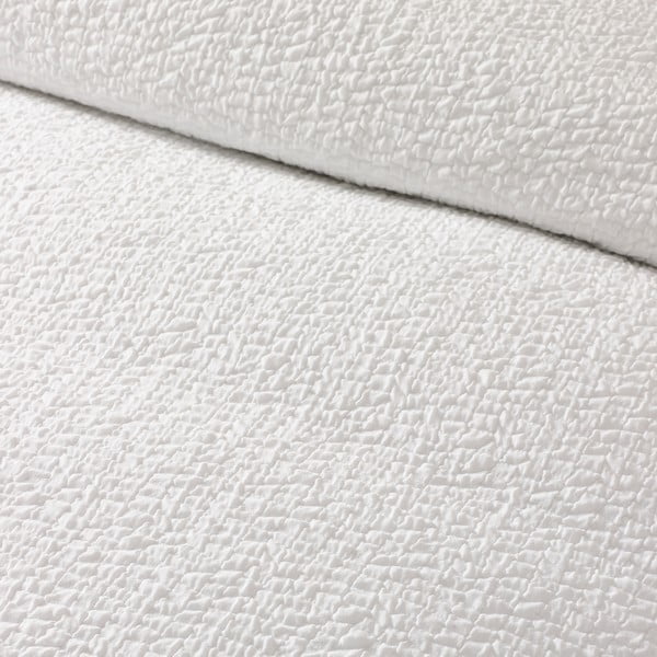 Bílé krepové povlečení na jednolůžko 135x200 cm Crinkle Seersucker – Catherine Lansfield-image-3