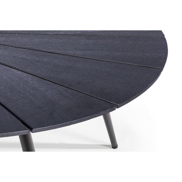 Černý zahradní stůl s artwood deskou a kameným středem Bonami Selection Marienlist, 190 x 115 cm-image-2