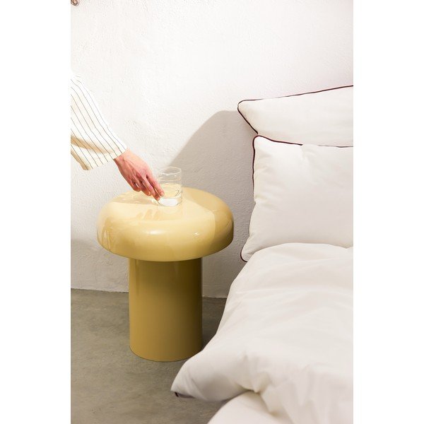 Ocelový kulatý odkládací stolek ø 40 cm Miko – noo.ma-image-3