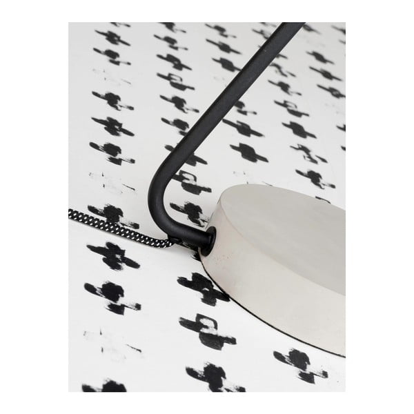 Černo-šedá stolní lampa s kovovým stínidlem (výška 57 cm) Madrid – it's about RoMi-image-1