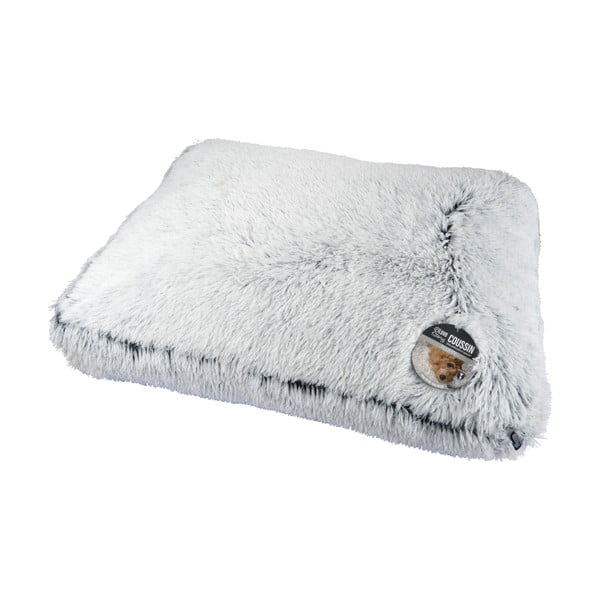 Bílý pelíšek pro psa 100x70 cm Fluffy Heather – Love Story-image-2