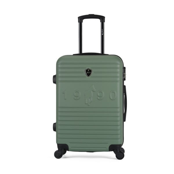 Zelený cestovní kufr na kolečkách GENTLEMAN FARMER Carro Valise Cabine, 36 l