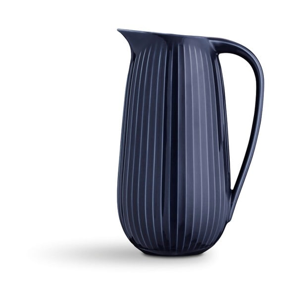 Tmavě modrý porcelánový džbán Kähler Design Hammershoi, 1,25 l