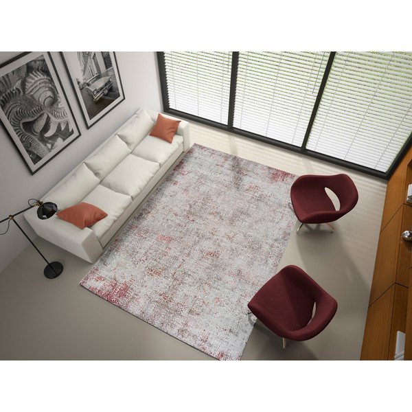 Šedo-růžový koberec Universal Babek, 120 x 170 cm-image-1