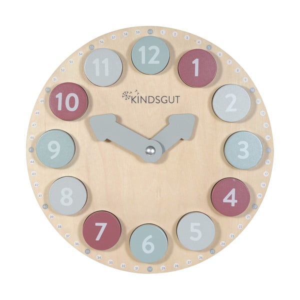 Dřevěné vkládací puzzle Clock – Kindsgut