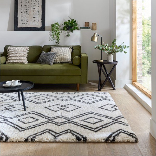 Koberec slonovinový 80x150 cm Atlas Berber – Flair Rugs-image-1