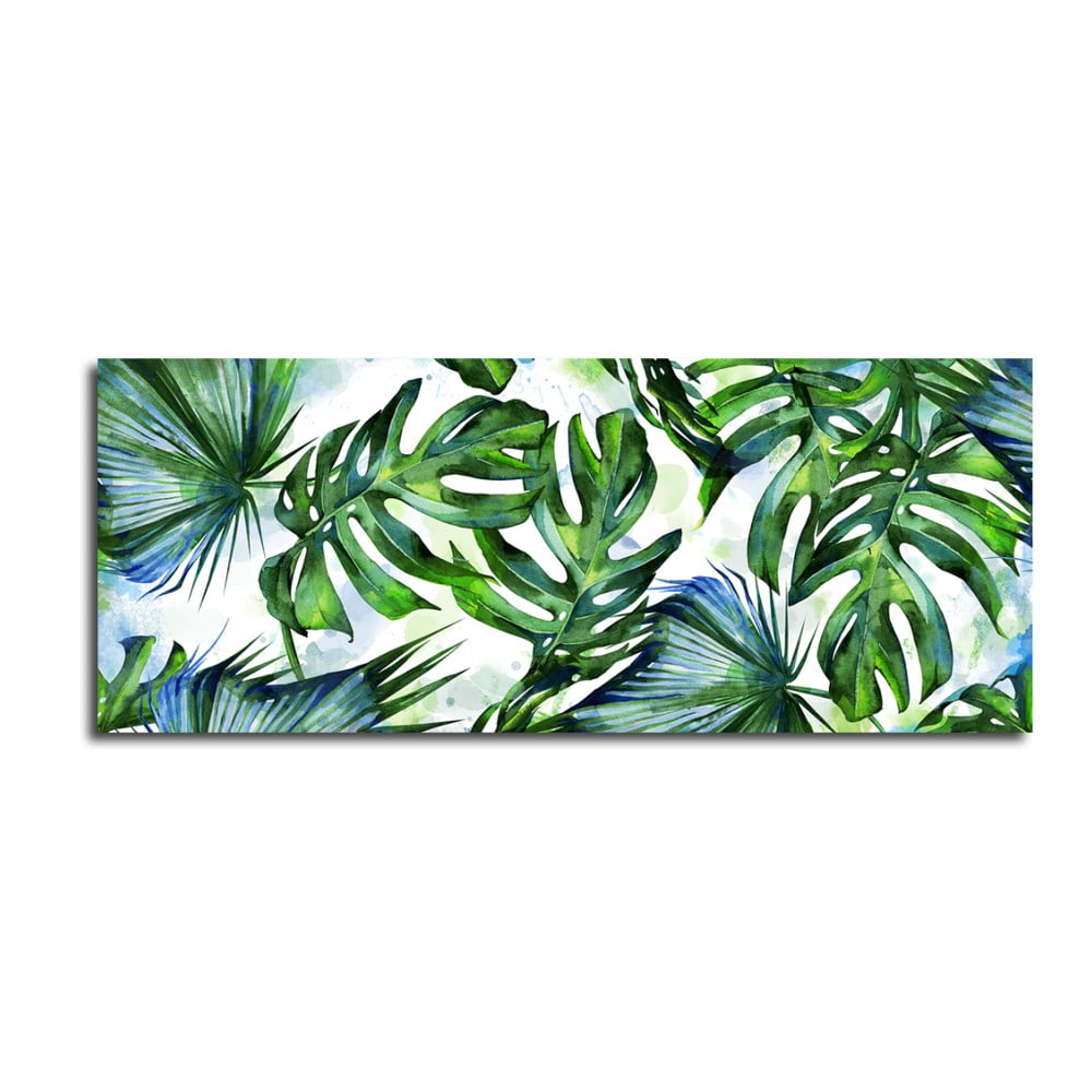 Obraz Styler Canvas Greenery Tropical, 60 x 150 cm