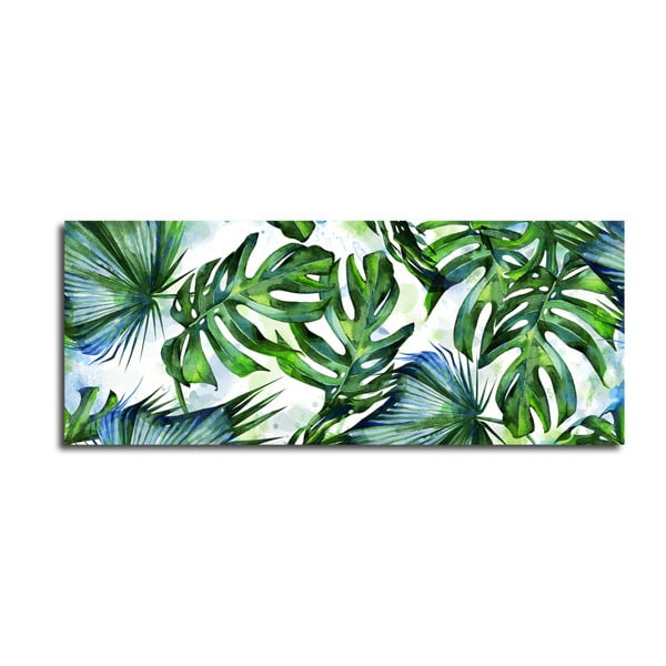 Obraz Styler Canvas Greenery Tropical, 60 x 150 cm