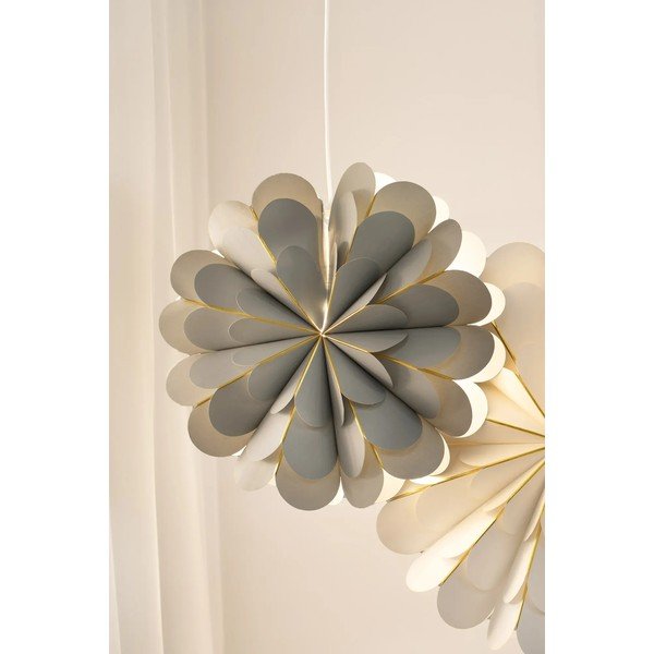 Šedá závěsná světelná dekorace Markslöjd Marigold, výška 60 cm-image-1