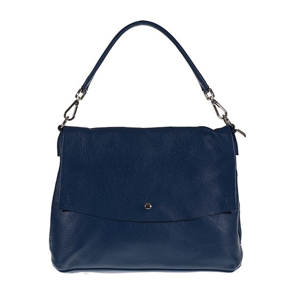 Tmavě modrá kožená kabelka Giulia Bags Lilo