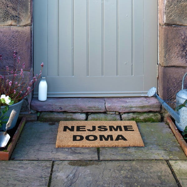 Rohožka z kokosového vlákna 40x60 cm Nejsme Doma – Artsy Doormats-image-4