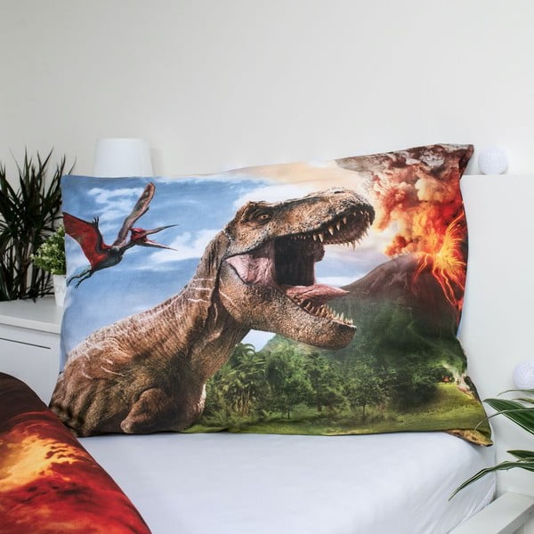Bavlněné dětské povlečení na jednolůžko 140x200 cm Jurassic World "Volcano" – Jerry Fabrics-image-3